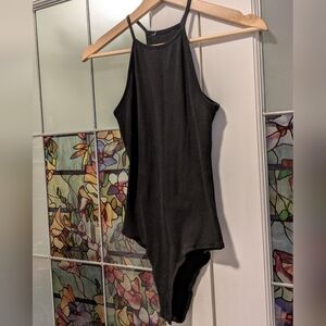 Bluenotes Black High Neck Bodysuit